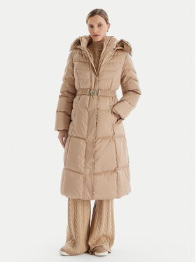Guess Guess Kurtka puchowa W5BL29 W2802 Beżowy Regular Fit