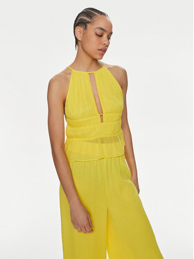 Patrizia Pepe Patrizia Pepe Top 2C1540/A061-Y447 Žltá Regular Fit