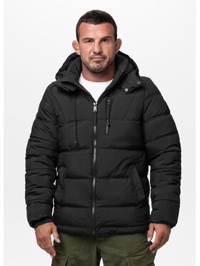 PITBULL PITBULL Kurtka zimowa PIEDMONT Czarny Regular Fit