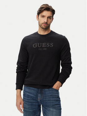 Guess Guess Μπλούζα M6YQ08 K4242 Μαύρο Slim Fit