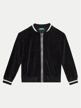 United Colors Of Benetton United Colors Of Benetton Sweatshirt 3UK0C503W Schwarz Regular Fit