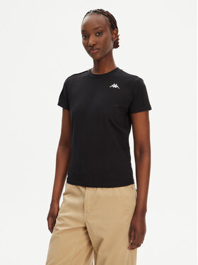 Kappa Kappa Футболка Banda Pippigt 351N56W Чорний Regular Fit
