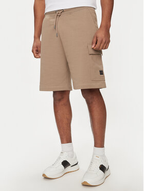 BOSS Boss Spordišortsid 50511591 Pruun Relaxed Fit