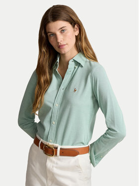 Polo Ralph Lauren Polo Ralph Lauren Cămașă 211924258009 Verde Slim Fit