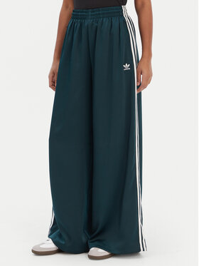adidas adidas Спортивні штани adicolor Satin JV7511 Зелений Wide Leg