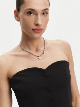Guess Guess Naszyjnik JUBN05 212JW Srebrny