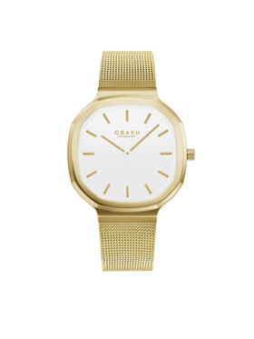Obaku Obaku Hodinky V253LXGWMG Zlatá
