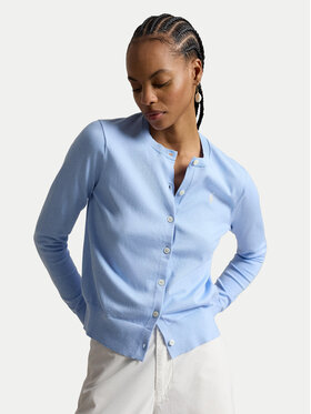 Polo Ralph Lauren Polo Ralph Lauren Pletena jopica 211971871504 Svetlo modra Slim Fit