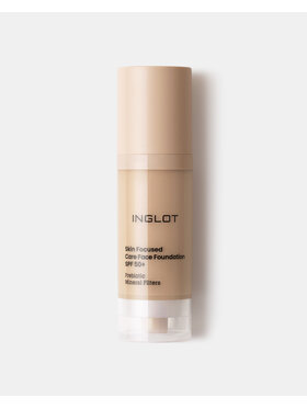 INGLOT INGLOT SPF 50+ Skin Focused Pielęgnacyjny Podkład Yellow Beige 307
