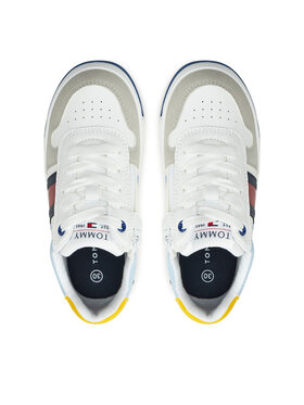 Tommy Hilfiger Superge Flag Low Cut Lace-Up Sneaker T3X9-33863-1269 M Bela