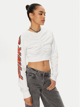 PINKO PINKO Суитшърт 103259 A1QG Бял Regular Fit