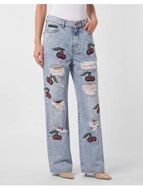 PHILIPP PLEIN PHILIPP PLEIN Jeans 31765 Blu Skater Fit