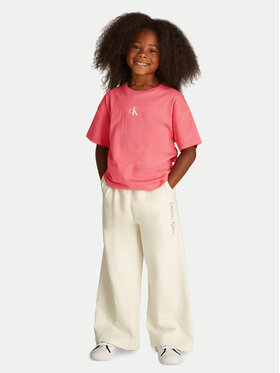 Calvin Klein Jeans Calvin Klein Jeans Футболка Logo IG0IG02136 Рожевий Boxy Fit