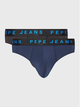 Pepe Jeans Pepe Jeans Slipy Logo Bf Lr 2P PMU10986 Tmavomodrá