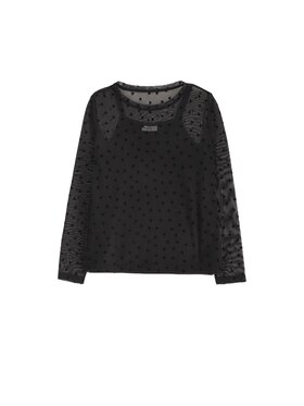 Coccodrillo Coccodrillo S dlhými rukávmi ZC6143103EPG-021 Čierna Regular Fit