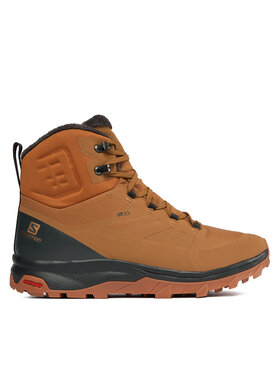 Salomon Salomon Παπούτσια πεζοπορίας Outblast Climasalomon™ Waterproof L47382500 Καφέ