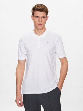 Skechers Skechers Tricou polo Off Duty M3TO45 Alb Regular Fit