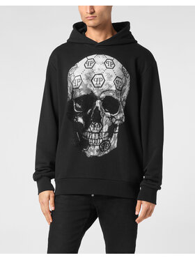 PHILIPP PLEIN PHILIPP PLEIN Bluza 20429 Czarny Regular Fit