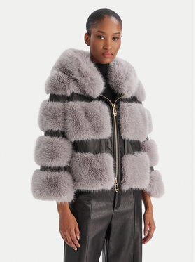 YES LONDON YES LONDON Blană ECO/031 Gri Regular Fit