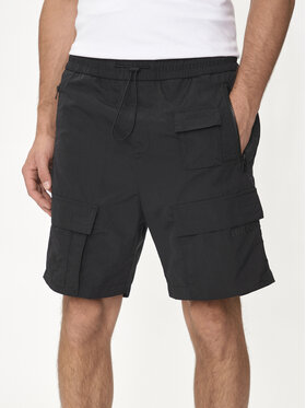 HUGO Hugo Шорти з тканини Jad242 50511396 Чорний Regular Fit
