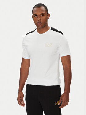 EA7 Emporio Armani EA7 Emporio Armani T-shirt 7M000299 AF13739 U0002 Bijela Slim Fit