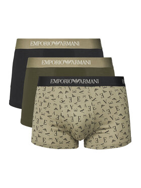 Emporio Armani Underwear Emporio Armani Underwear Sada 3 kusů boxerek EM000260 AF10800 MC112 Zelená