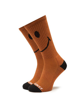 Market Market Visoke nogavice Unisex Smiley 360001158 Rjava
