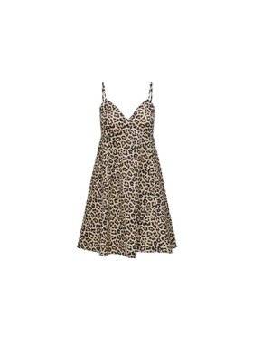ONLY ONLY Vestito estivo Abito onllowa strap dress Marrone Regular Fit