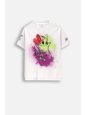 Coccodrillo Coccodrillo T-Shirt WC5143201RGJ-001 Biały Regular Fit