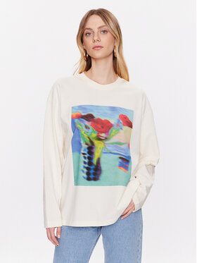 Edited Edited Bluse Frankie EDT6757001 Écru Regular Fit