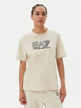 EA7 Emporio Armani EA7 Emporio Armani T-shirt 7W000098 AF12503 U1079 Beige Loose Fit