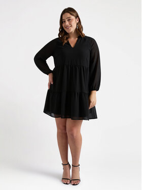 Fiorella Rubino Fiorella Rubino Vestito da giorno 7044T001689N033 Nero A-Line Fit