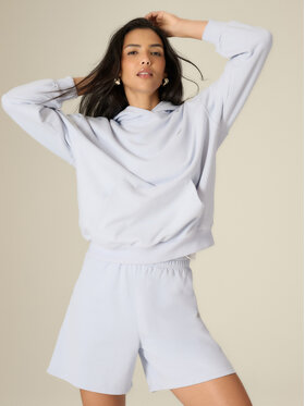 4F 4F Bluza ESSENTIAL 4 Niebieski jasny Loose Fit