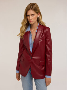 Motivi Motivi Giacca in similpelle Q735Q000958N026 Rosso Regular Fit