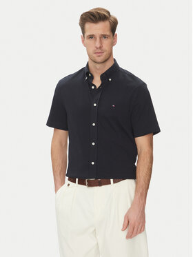 Tommy Hilfiger Tommy Hilfiger Košile Performance MW0MW38663 Tmavomodrá Regular Fit