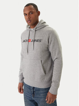 Jack & Jones Jack & Jones Džemperis Corp Old Logo 12137054 Pilka Regular Fit