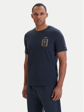 Aeronautica Militare Aeronautica Militare T-Shirt 261TS2534UJ00641 Dunkelblau Regular Fit