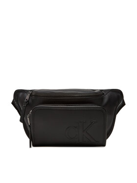 Calvin Klein Calvin Klein Ledvinka Sculpted Impression Waistbag 38 LV04G3160G Černá