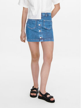 ONLY ONLY Spódnica jeansowa Amazing 15246338 Niebieski Slim Fit