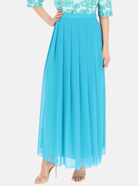 L’AF L’AF Spódnica maxi Ida Niebieski Regular Fit