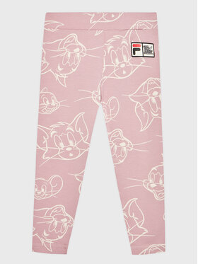Fila Fila Legíny Tom & Jerry Tokat FAK0115 Ružová Slim Fit
