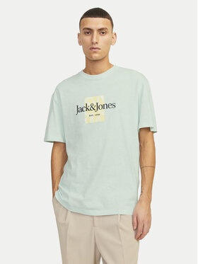 Jack&Jones Jack&Jones Póló Lafayette 12250436 Zöld Relaxed Fit