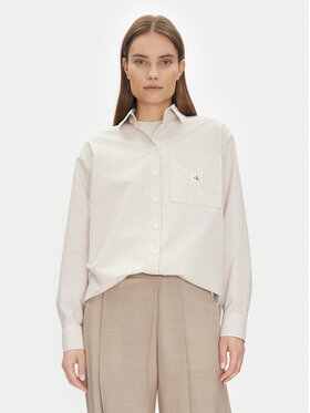 Calvin Klein Jeans Calvin Klein Jeans Camicia J20J224436 Beige Relaxed Fit