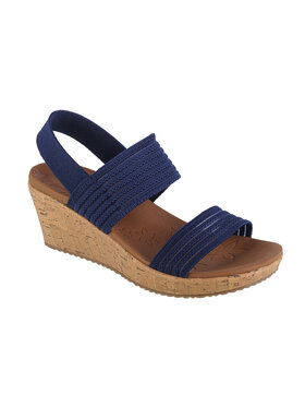 Skechers Skechers Sandali Skechers Beverlee - Sheer Luck Blu scuro
