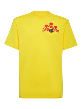 PHILIPP PLEIN PHILIPP PLEIN T-shirt 209 Giallo Regular Fit