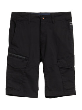 Tom Tailor Denim Tom Tailor Denim Pantalon scurți din material 1044836 Negru Regular Fit