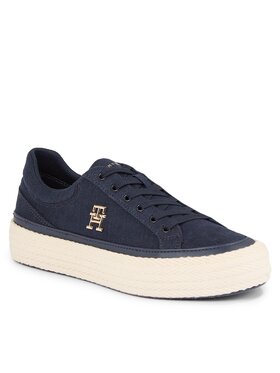 Tommy Hilfiger Tenisice Vulc Sneaker Linnen FW0FW07673 Tamnoplava