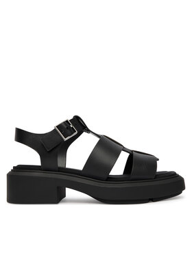 Calvin Klein Calvin Klein Szandál Chunky Sandal Fisherm Lth HW0HW02904 Fekete
