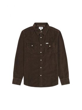 Wrangler Wrangler Koszula WESTERN SHIRT 112357246 Brązowy Regular Fit