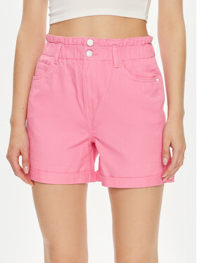 Vero Moda Vero Moda Szövet rövidnadrág Lyra 10307784 Rózsaszín Loose Fit